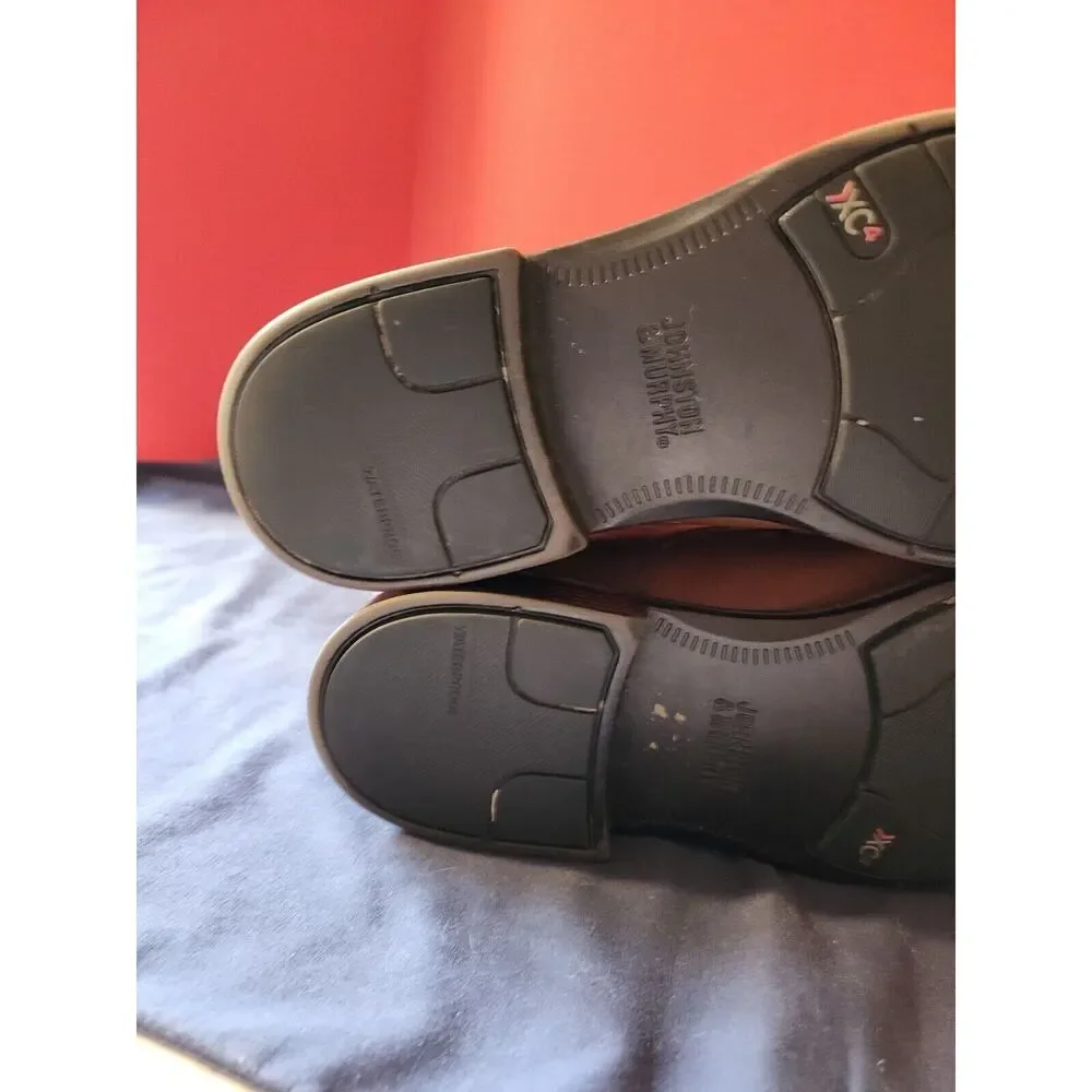 Johnston & Murphy Waterproof Brown Oxford Toe Cap Dress Shoes Size 12m